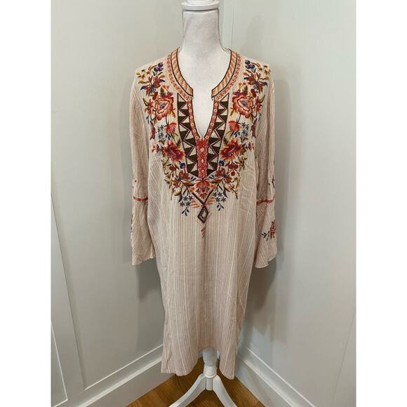 Johnny Was Workshop Kirpa Circle Sleeve Dress - Picture 3 of 7